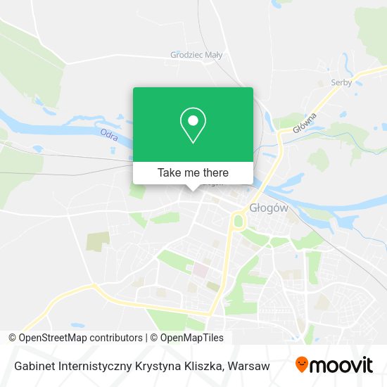 Gabinet Internistyczny Krystyna Kliszka map