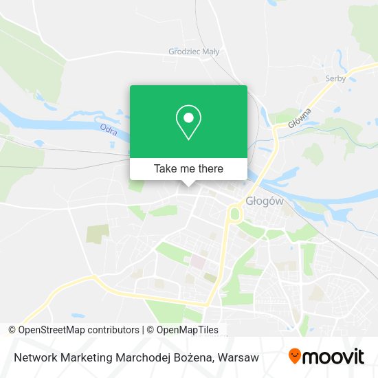 Network Marketing Marchodej Bożena map