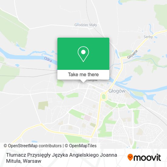 Tłumacz Przysięgły Języka Angielskiego Joanna Mituła map