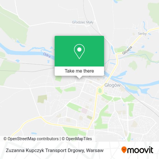 Карта Zuzanna Kupczyk Transport Drgowy