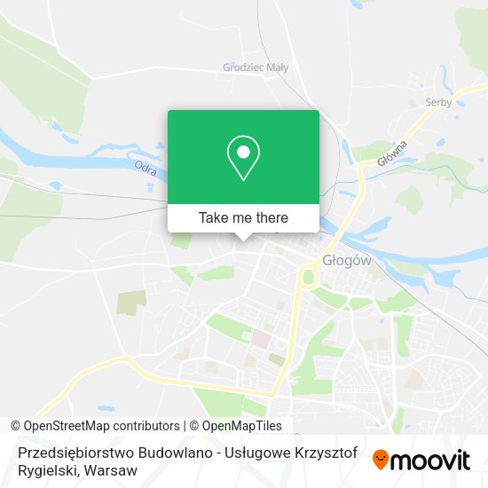 Przedsiębiorstwo Budowlano - Usługowe Krzysztof Rygielski map