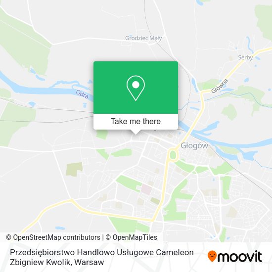 Przedsiębiorstwo Handlowo Usługowe Cameleon Zbigniew Kwolik map