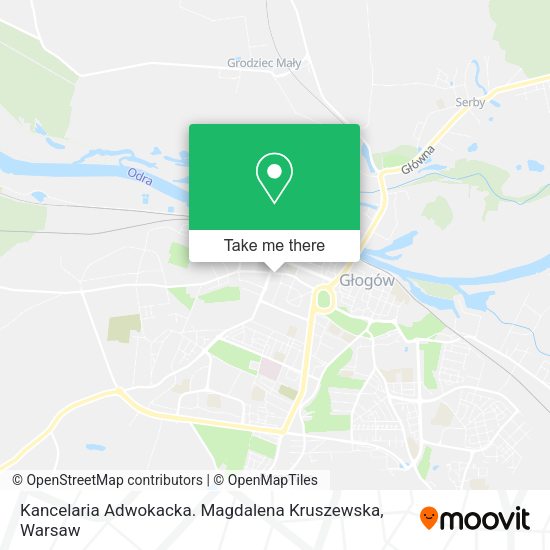 Kancelaria Adwokacka. Magdalena Kruszewska map