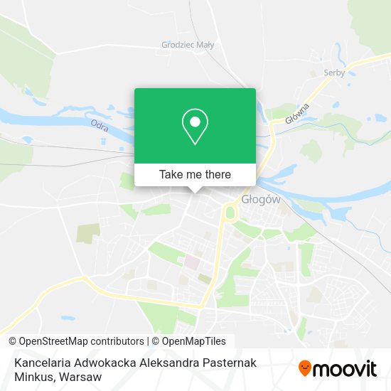 Kancelaria Adwokacka Aleksandra Pasternak Minkus map