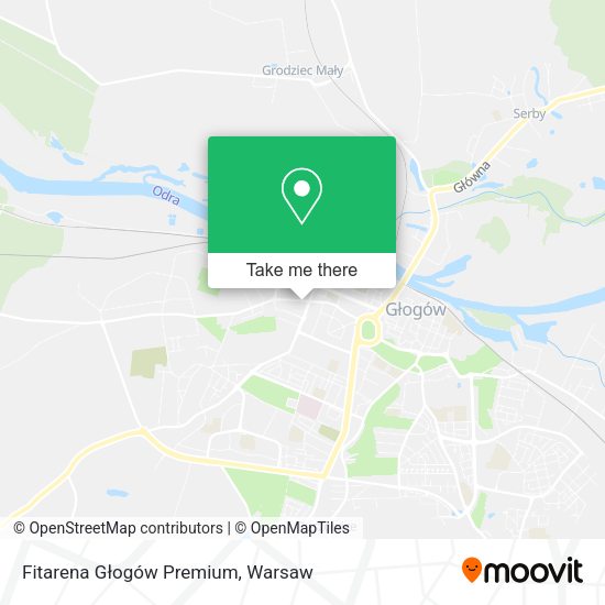 Fitarena Głogów Premium map