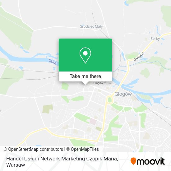 Handel Usługi Network Marketing Czopik Maria map