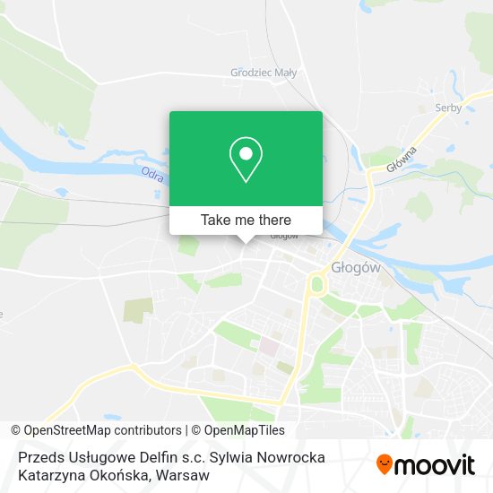 Przeds Usługowe Delfin s.c. Sylwia Nowrocka Katarzyna Okońska map