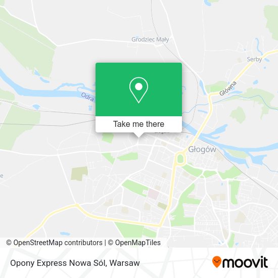 Opony Express Nowa Sól map