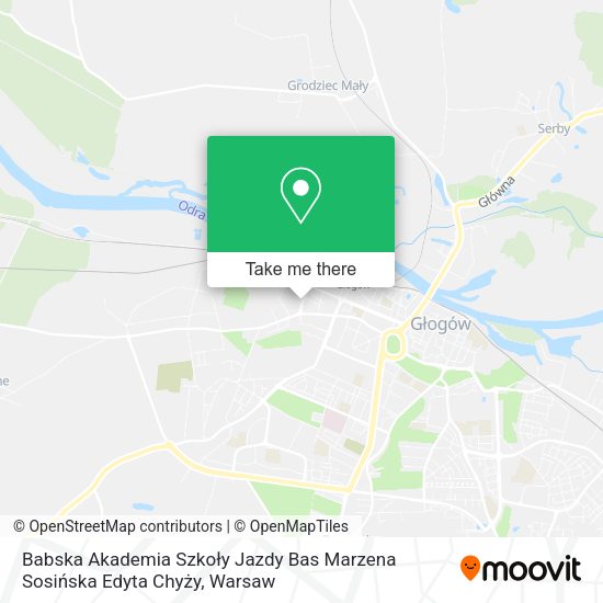 Babska Akademia Szkoły Jazdy Bas Marzena Sosińska Edyta Chyży map