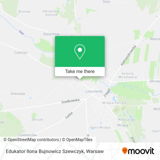 Edukator Ilona Bujnowicz Szewczyk map