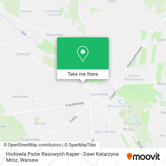 Hodowla Psów Rasowych Kaper - Dawi Katarzyna Mróz map