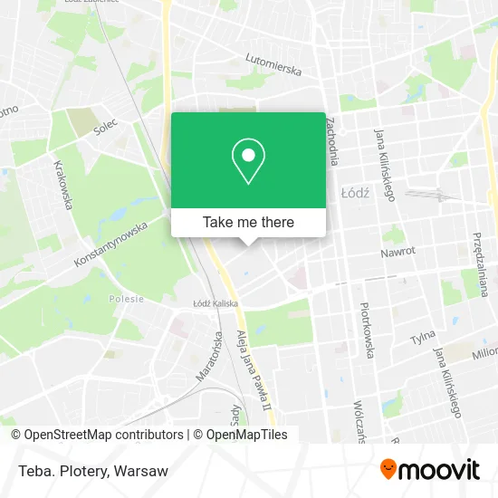 Карта Teba. Plotery