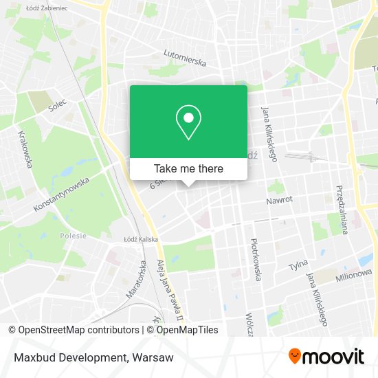 Maxbud Development map