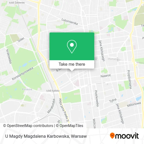 Карта U Magdy Magdalena Karbowska