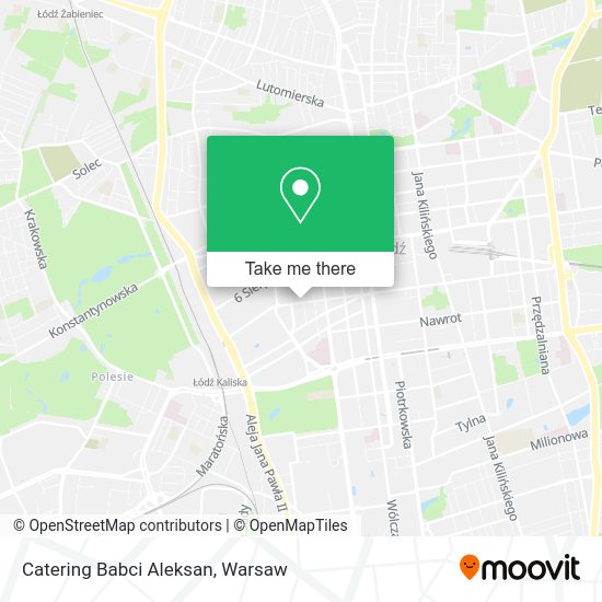 Catering Babci Aleksan map