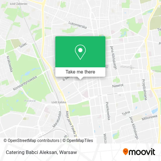 Карта Catering Babci Aleksan