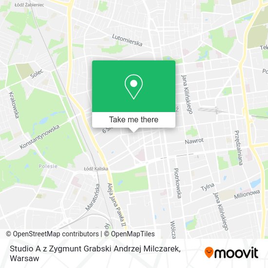 Studio A z Zygmunt Grabski Andrzej Milczarek map