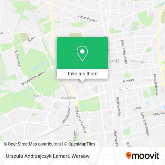 Urszula Andrzejczyk Lamart map