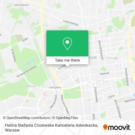 Halina Stefania Ciszewska Kancelaria Adwokacka map