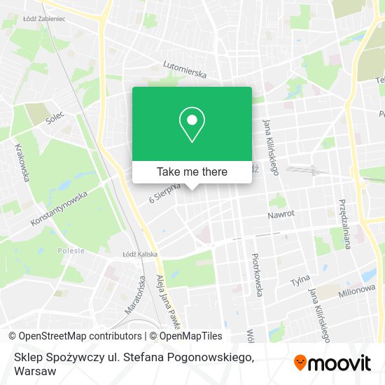 Sklep Spożywczy ul. Stefana Pogonowskiego map