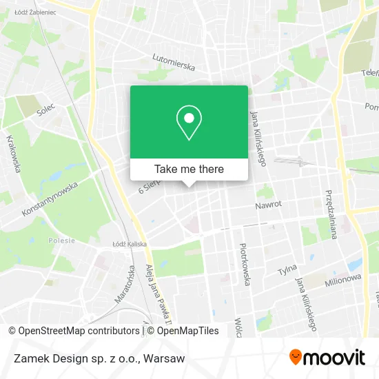 Карта Zamek Design sp. z o.o.