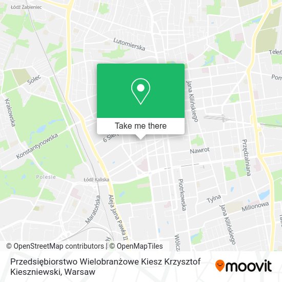 Przedsiębiorstwo Wielobranżowe Kiesz Krzysztof Kieszniewski map