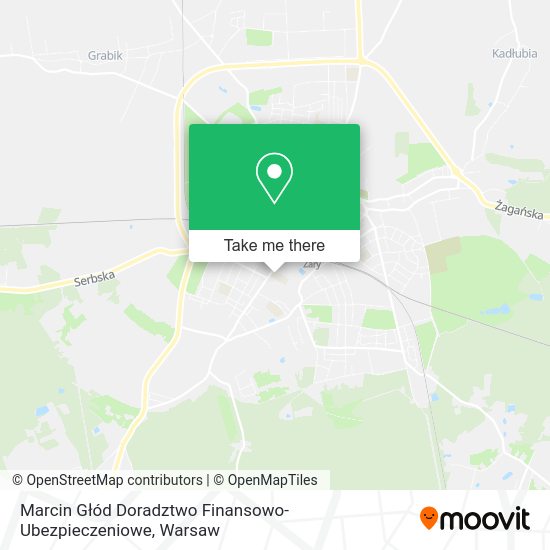 Marcin Głód Doradztwo Finansowo-Ubezpieczeniowe map