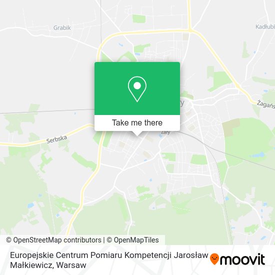 Europejskie Centrum Pomiaru Kompetencji Jarosław Małkiewicz map