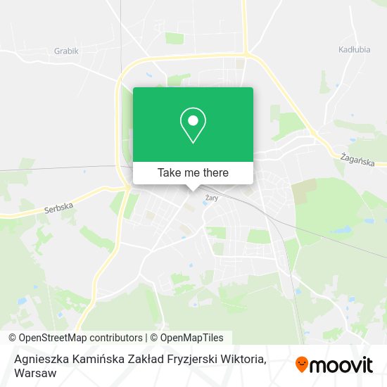 Agnieszka Kamińska Zakład Fryzjerski Wiktoria map