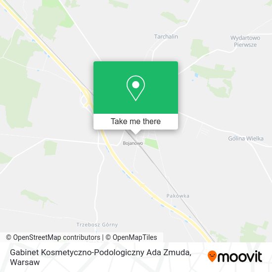 Gabinet Kosmetyczno-Podologiczny Ada Zmuda map