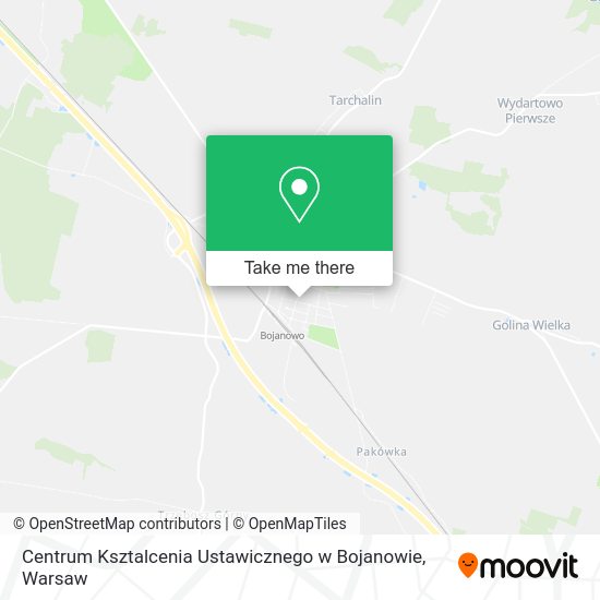 Centrum Ksztalcenia Ustawicznego w Bojanowie map