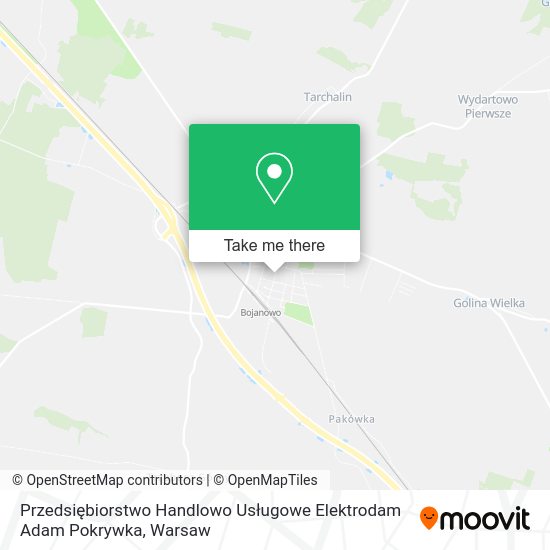 Przedsiębiorstwo Handlowo Usługowe Elektrodam Adam Pokrywka map