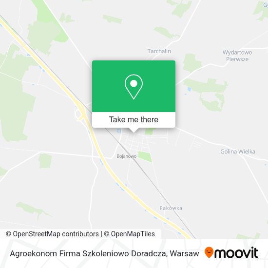 Agroekonom Firma Szkoleniowo Doradcza map