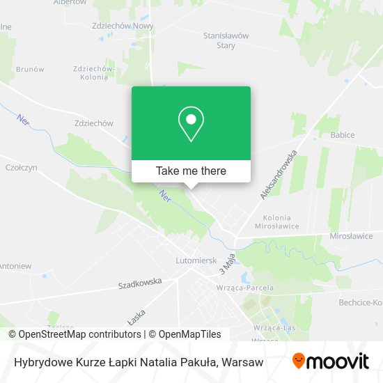 Hybrydowe Kurze Łapki Natalia Pakuła map