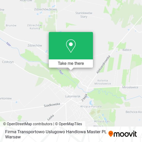 Firma Transportowo Uslugowo Handlowa Master Pl map