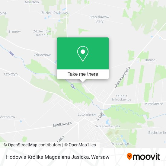 Hodowla Królika Magdalena Jasicka map