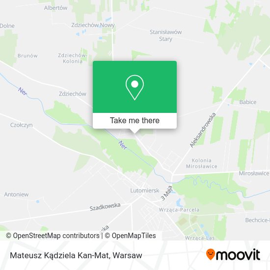 Mateusz Kądziela Kan-Mat map