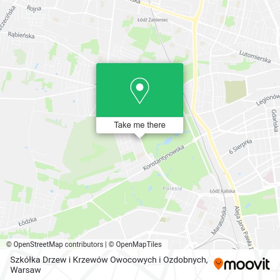 Szkółka Drzew i Krzewów Owocowych i Ozdobnych map