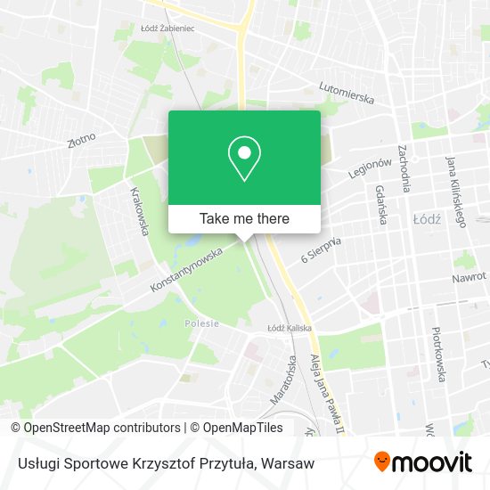 Usługi Sportowe Krzysztof Przytuła map