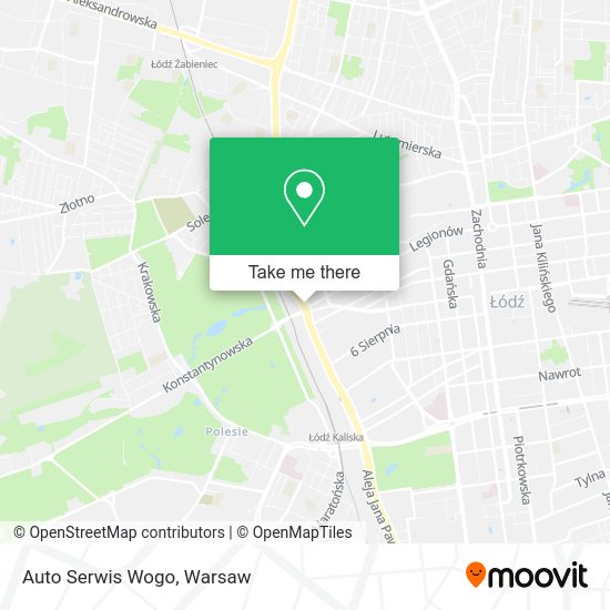 Auto Serwis Wogo map