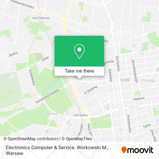 Карта Electronics Computer & Service. Workowski M.