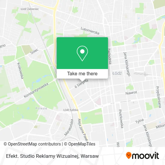 Карта Efekt. Studio Reklamy Wizualnej