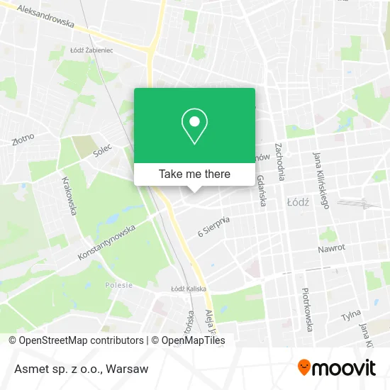 Карта Asmet sp. z o.o.