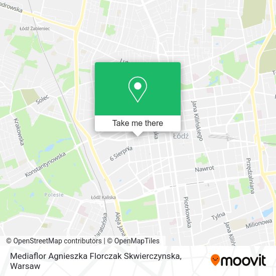 Mediaflor Agnieszka Florczak Skwierczynska map