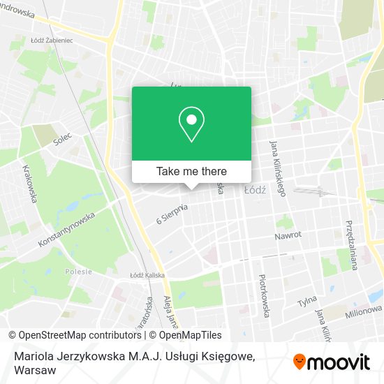 Mariola Jerzykowska M.A.J. Usługi Księgowe map