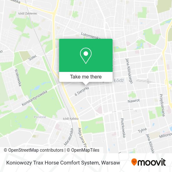 Koniowozy Trax Horse Comfort System map