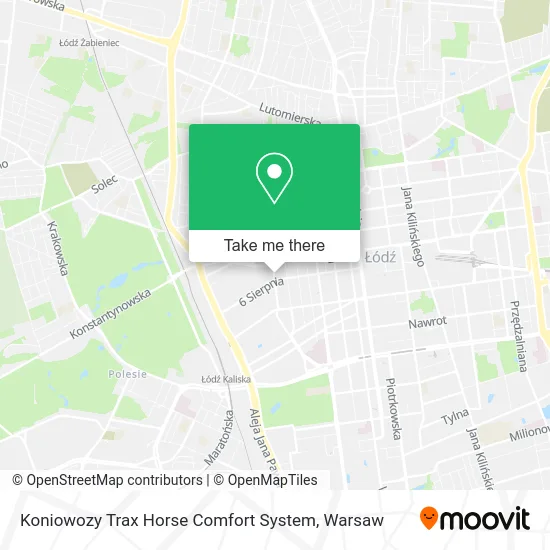 Карта Koniowozy Trax Horse Comfort System