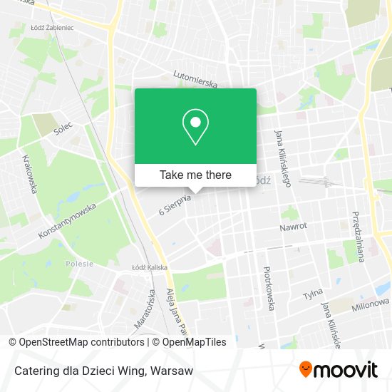Catering dla Dzieci Wing map