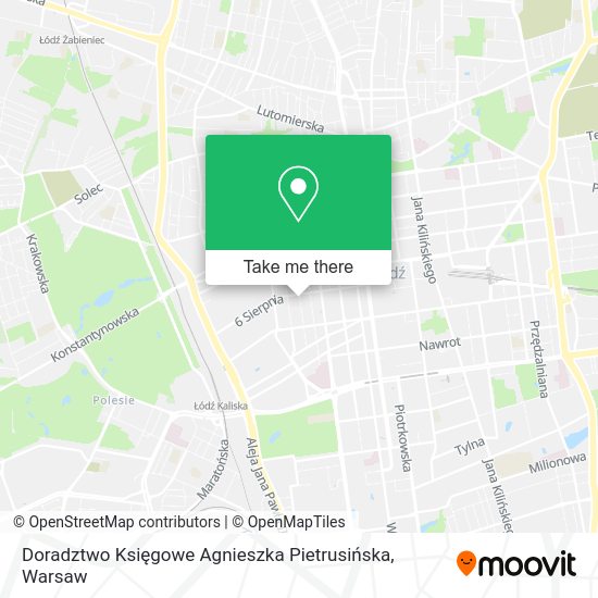 Doradztwo Księgowe Agnieszka Pietrusińska map