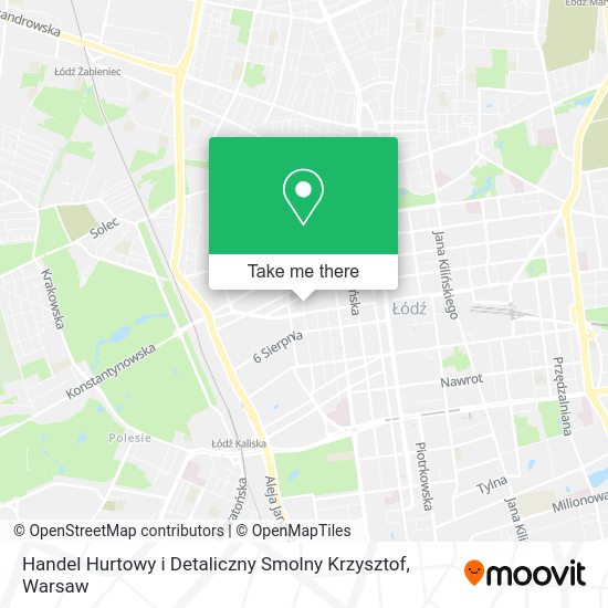 Handel Hurtowy i Detaliczny Smolny Krzysztof map